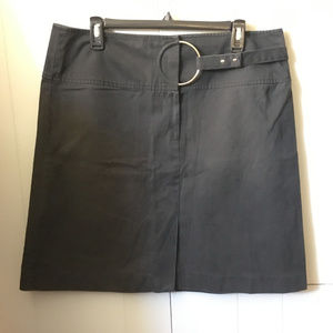 Daisy Fuentes Black Skirt with Buckle